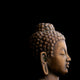 Profile Buddha Black Wall Decal