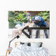 sparking worker side view Wall Mural