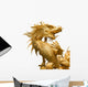 Golden Chinese dragon Wall Decal