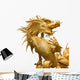Golden Chinese dragon Wall Decal