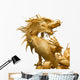 Golden Chinese dragon Wall Decal