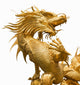 Golden Chinese Dragon Wall Decal