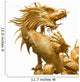 Golden Chinese dragon Wall Decal