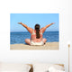 Woman Beach Wall Decal