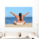 Woman Beach Wall Decal