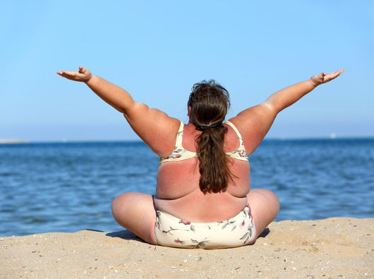 Woman Beach Wall Decal
