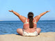 Woman Beach Wall Decal