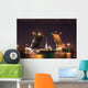 Open Drawbridge Night St Wall Decal
