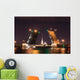 Open Drawbridge Night St Wall Decal