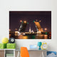 Open Drawbridge Night St Wall Decal