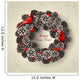 Card with Wreath Fir Wall Decal