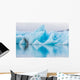 Detail view of iceberg in ice lagoon - Jokulsarlon, Iceland. Wall Mural