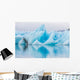 Detail view of iceberg in ice lagoon - Jokulsarlon, Iceland. Wall Mural