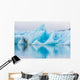 Detail view of iceberg in ice lagoon - Jokulsarlon, Iceland. Wall Mural