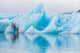 Detail view of iceberg in ice lagoon - Jokulsarlon, Iceland. Wall Mural