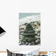 Stacked Sea Stones Wall Mural