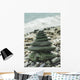 Stacked Sea Stones Wall Mural
