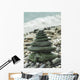 Stacked Sea Stones Wall Mural