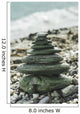 Stacked Sea Stones Wall Mural