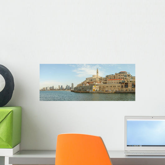 View of Jaffa with Tel Aviv in the background Wall Mural