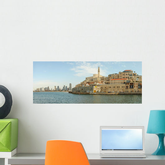 View of Jaffa with Tel Aviv in the background Wall Mural