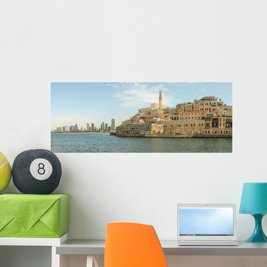 View of Jaffa with Tel Aviv in the background Wall Mural