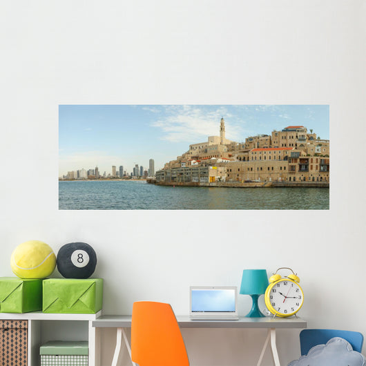 View of Jaffa with Tel Aviv in the background Wall Mural