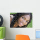smiling teen girl Wall Mural