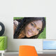 smiling teen girl Wall Mural