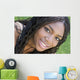 smiling teen girl Wall Mural