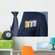 Multicolored businessman. Wall Mural