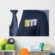 Multicolored businessman. Wall Mural