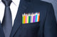 Multicolored businessman. Wall Mural