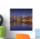 Manhattan at night Wall Mural