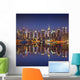 Manhattan at night Wall Mural