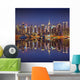 Manhattan at night Wall Mural
