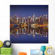 Manhattan at night Wall Mural