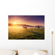 horses grazing on pasture Wall Mural