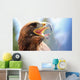 mighty Eagle with its beak wide open Wall Mural