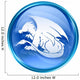 Dragon Zodiac Icon Blue