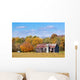 Old Barn in Autumn Wall Mural