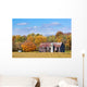 Old Barn in Autumn Wall Mural