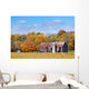 Old Barn in Autumn Wall Mural