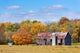 Old Barn in Autumn Wall Mural