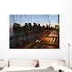 new york,brooklyn bridge Wall Mural