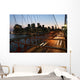 new york,brooklyn bridge Wall Mural