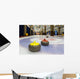 Curling stones on an indoor rink Wall Mural