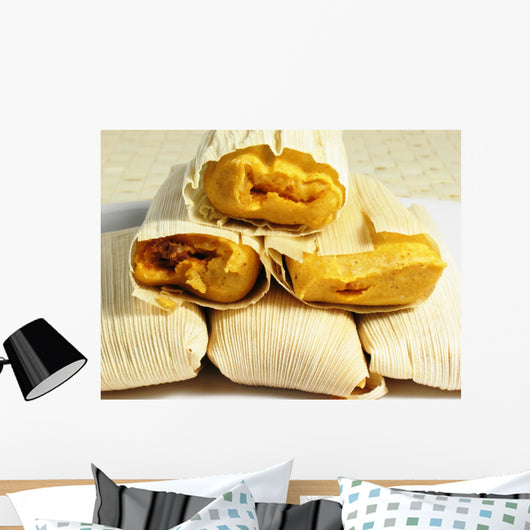 Steamed Tamales Wall Mural