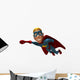Superheros blond Wall Decal