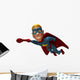 Superheros blond Wall Decal